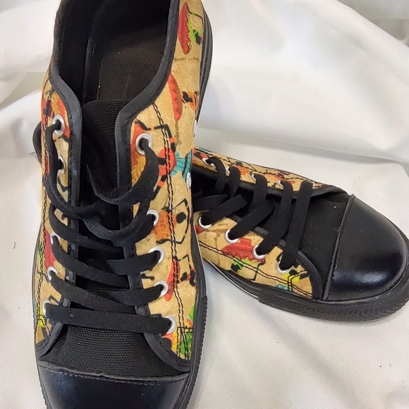 All-star Style Black History Month Commemorative Low Top Sneaker Size 7 - Picture 2 of 6